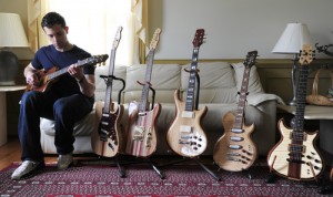 Paul Eliasson and guitars